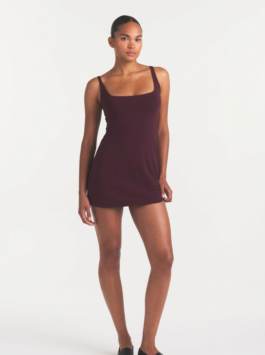 Cotton Jersey Mini Dress